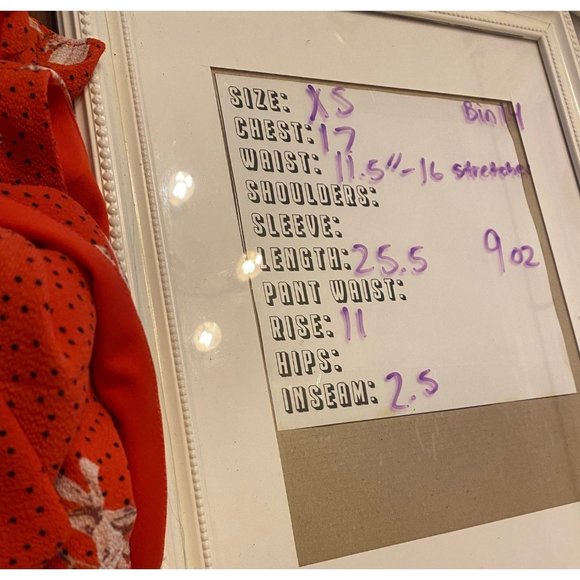 One Clothing Los Angeles Red White Floral Romper Women's XS - Picture 13 of 13